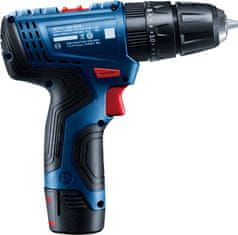 BOSCH Professional GSB 120-LI akumulatorski izvijač + 2 akumulatorja + dodatki (0.601.9G8.102)