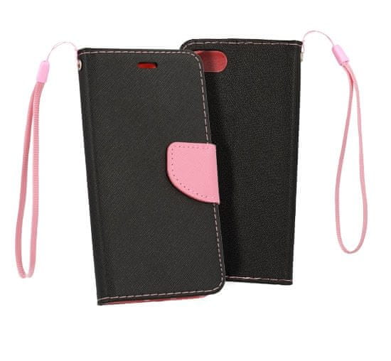 Havana Fancy Diary torbica za Samsung Galaxy A80 A805, preklopna, črno-roza