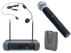 Blow PRM903 brezžični profesionalni komplet, ročni + naglavni mikrofon, do 50 m