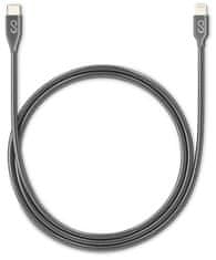 EPICO Metal USB-C to Lightning Cable, 1,2 m 9915141300006, siv