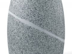 Kela Miza za milo TALUS poli dekor kamen siva KL-20255