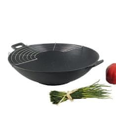 Kela 5-delni komplet WOK 36cm CLASSIC iz litega železa, kovine, nerjavečega jekla, lesa -