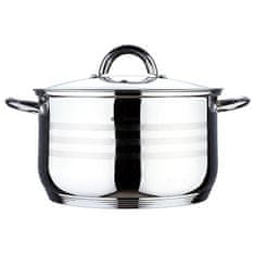 Blaumann Kozarec s pokrovom Blaumann BL-1021 Kozarec iz nerjavečega jekla s pokrovom 24 cm Gourmet Line