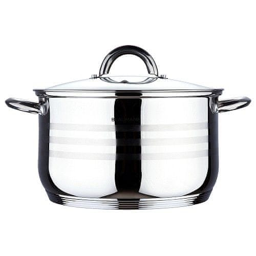 Blaumann Kozarec s pokrovom Blaumann BL-1021 Kozarec iz nerjavečega jekla s pokrovom 24 cm Gourmet Line