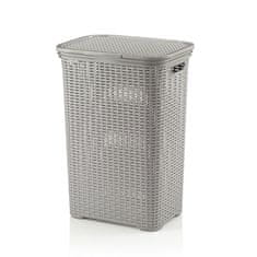 Kela Koš za Kela KL-23411 BRASILIA PP plastika, svetlo siva D 43,5cm x Š 33,5cm x V 60cm / 60 perilo