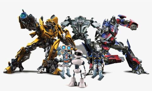 Junaki iz filmov in risank Transformerji – Transformers