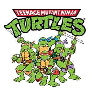 Artikli z motivi risanih junakov Ninja želve - The Teenage Mutant Ninja Turtles