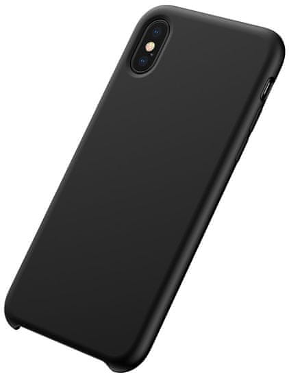 BASEUS LSR ovitek za iPhone XS, črn