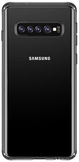 BASEUS Simple Series zaščitni ovitek za Samsung S10+, prozoren (ARSAS10P-02)