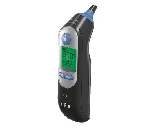 Braun IRT6520 ušesni termometer, črn