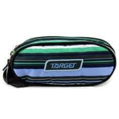 Target Ciljna šalica s svinčnikom, Dvokomorne zeleno-modro-sive črte