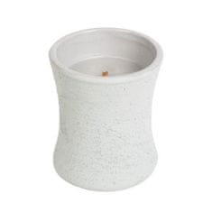 Woodwick Keramična ovalna vaza za sveče , Kedrov lesni dim, 133,2 g
