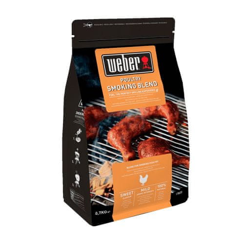 Weber kajenje čips, Za perutnino, leseno, 700 g