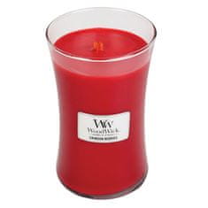 Woodwick Ovalna vaza za sveče , Rdeča vrstica, 609,5 g