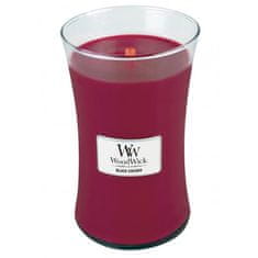 Woodwick Ovalna vaza za sveče , Črna češnja, 609,5 g