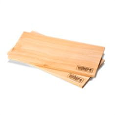 Weber Deske za kajenje , Izdelan iz cedrovega lesa, 2 kosa