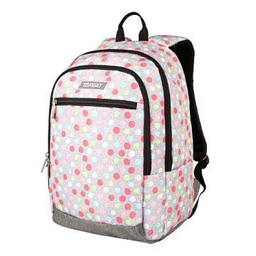 Target Ciljni nahrbtnik za učence, Polka pike, sive