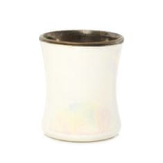 Woodwick Keramična ovalna vaza za sveče , Dimljeni jasmin, 133,2 g