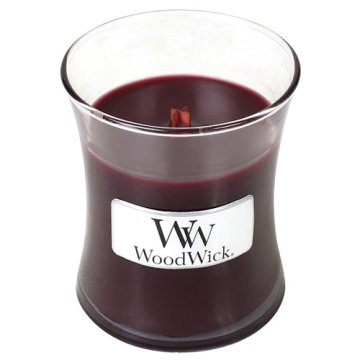 Woodwick Ovalna vaza za sveče , Črna češnja, 85 g