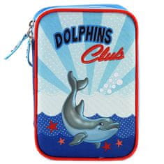 Target Šolska svinčnica s polnilom , Delphins Club, barva modra