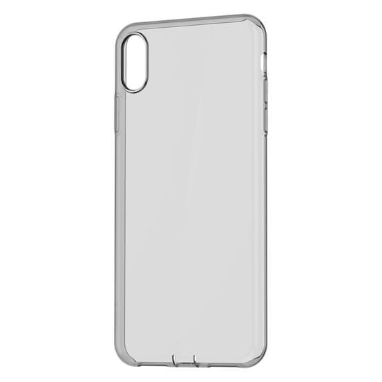 BASEUS Simplicity Series gel zaščitni ovitek za iPhone XS Max, prozoren/črn (ARAPIPH65-A01)
