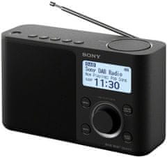 Sony XDR-S61D prenosni radio, črn