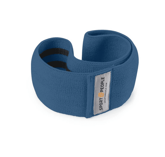 Sport2People tekstilna elastika za vadbo, M, temno modra - Odprta embalaža