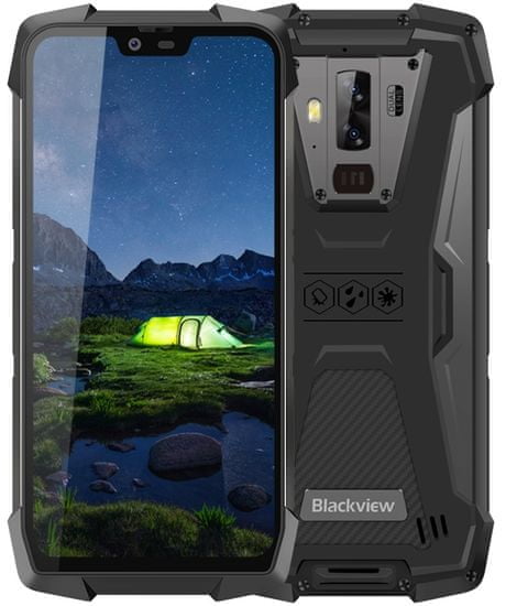 Blackview BV9700 Pro pametni telefon, 6 GB/128 GB, črn