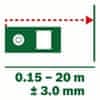 Bosch Zamo 3 laserski merilnik, komplet s 3 nastavki (0603672703)