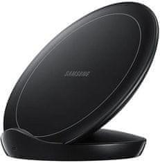 Samsung brezžični polnilnik EP-N5105 Wireless Fast Charger Stand EP-N5105TBEGWW, črna