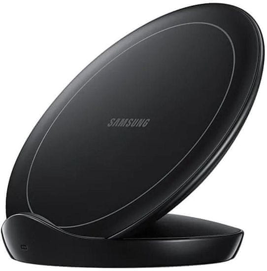 Samsung brezžični polnilnik EP-N5105 Wireless Fast Charger Stand EP-N5105TBEGWW, črna