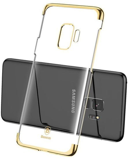 BASEUS Glitter Series izjemno trden ovitek za Samsung S9, zlat, WISAS9-DW0V