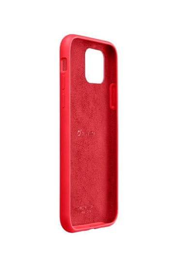 CellularLine ovitek za iPhone 11 Pro Max, rdeč, silikonski