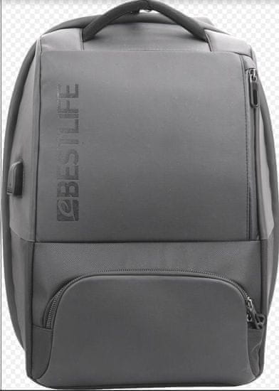 BESTLIFE Neoton nahrbtnik z varovalom za 15,6″ (39,6 cm) prenosnike BL-BB-3401G-1, siv