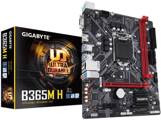 Gigabyte B365M H, DDR4, USB 3.1 Gen 1, LGA1151, Micro ATX osnovna plošča