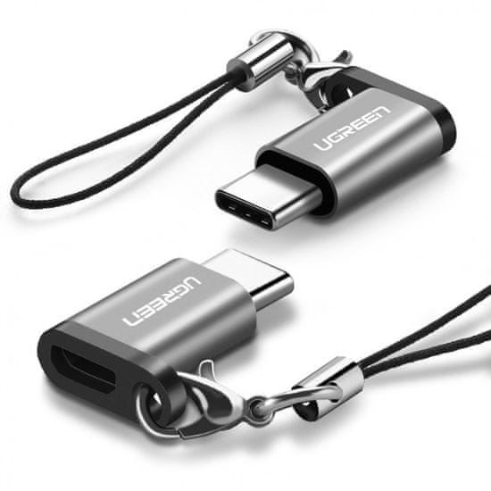 Ugreen obesek z adapterjem Micro USB na USB-C