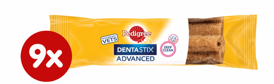 Pedigree Dentastix Advanced prigrizki za nego zob srednje velikih in velikih psov, 9 × 82 g