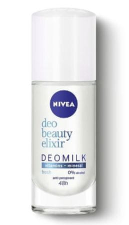 Nivea Beauty Elixir Deomilk Fresh roll-on antiperspirant, 40 ml