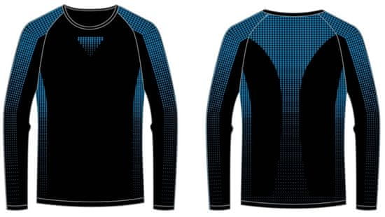 R2 funkcionalna majica za dečke ATF307A, črna/modra