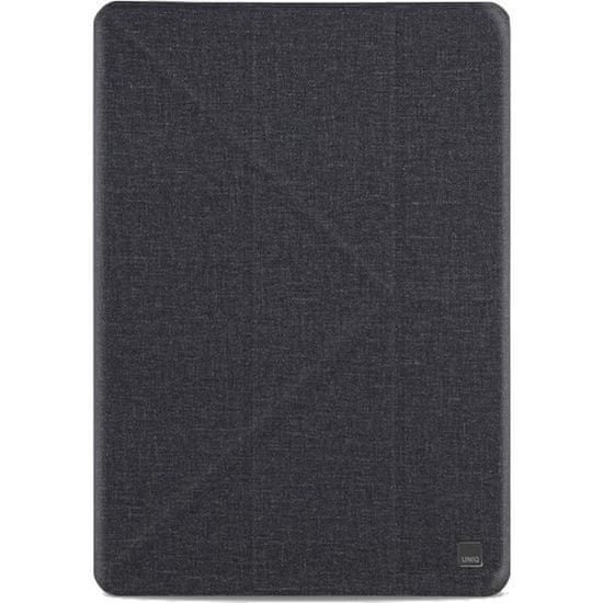 UNIQ zaščitni flip ovitek Yorker Kanvas Plus iPad Air (2019) (UNIQ-NPDAGAR-KNVPBLK), Obsidian Knit črn - Odprta embalaža