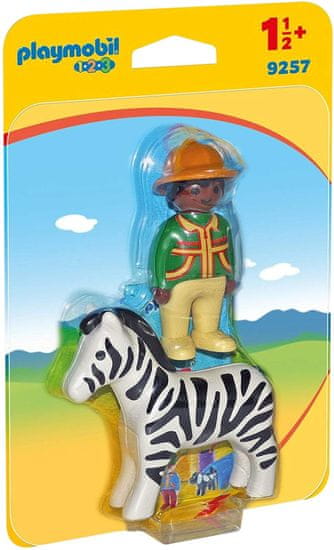 Playmobil Čuvaj živalskega vrta z zebro (9257)