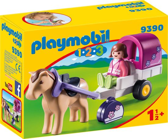 Playmobil Kočija s konji (9390)