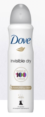 Invisible Dry Clean Touch antiperspirant v razpršilu, 150 ml