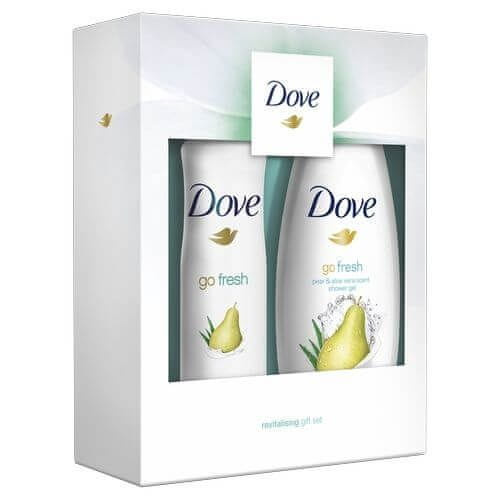 Dove Go Fresh Revitalising (gel za prhanje + antiperspirant v razpršilu)
