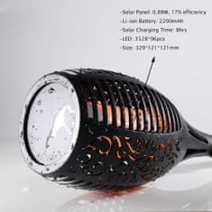 Bezdoteku LEDSolar 96 sončna na prostem gorenje louč baklo 4 kom, 96 ICE, brezžično, iPRO, 1W, toplo barva