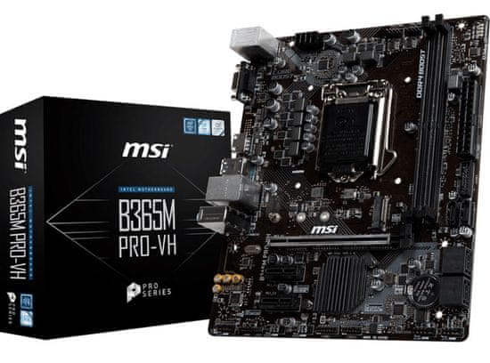 MSI B365M PRO-VH, DDR4, USB 3.1 Gen 1, LGA 1151, Micro-ATX osnovna plošča