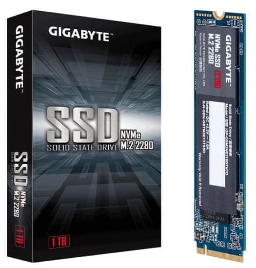 Gigabyte NVMe SSD 1TB SSD disk, M.2 (GP-GSM2NE3100TNTD)