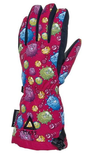 Matt 3236 Bubble Monsters Kids Tootex dekliške zimske rokavice, roza
