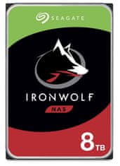 Seagate IronWolf 8 TB , SATA 6 Gb/s, 256 MB, 7200 trdi disk