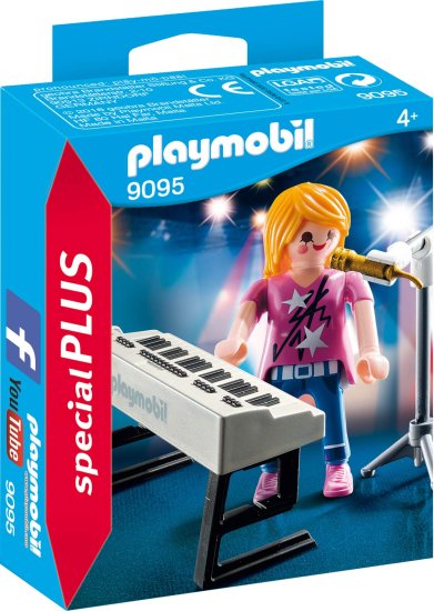 Playmobil pevec s sintetizatorjem (9095)